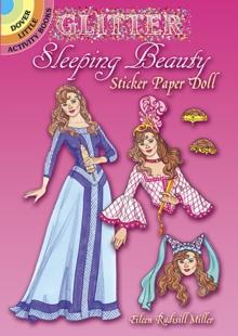 Glitter Sleeping Beauty Sticker Paper Doll