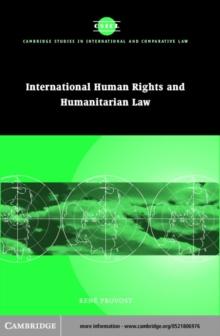 International Human Rights and Humanitarian Law