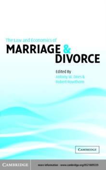 The Law and Economics of Marriage and Divorce