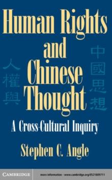 Human Rights in Chinese Thought : A Cross-Cultural Inquiry