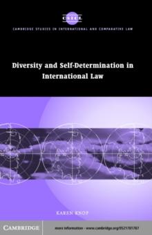 Diversity and Self-Determination in International Law