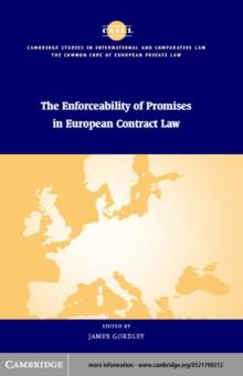 The Enforceability of Promises in European Contract Law