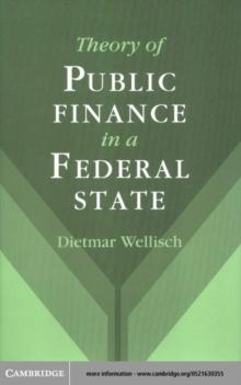 Theory of Public Finance in a Federal State