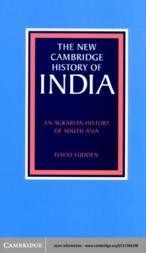 Agrarian History of South Asia