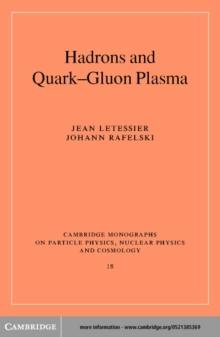 Hadrons and Quark-Gluon Plasma