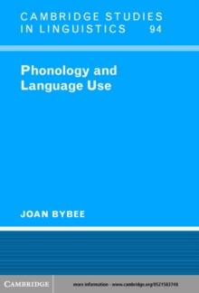 Phonology and Language Use