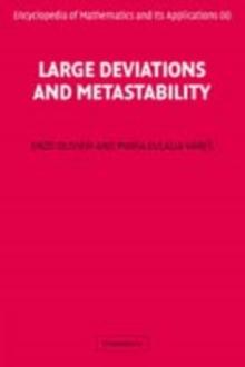 Large Deviations and Metastability