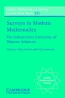 Surveys in Modern Mathematics