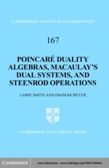 Poincare Duality Algebras, Macaulay's Dual Systems, and Steenrod Operations