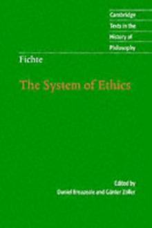 Fichte: The System of Ethics