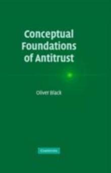 Conceptual Foundations of Antitrust