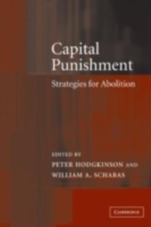 Capital Punishment : Strategies for Abolition