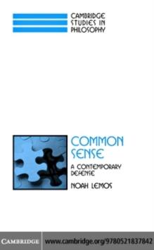 Common Sense : A Contemporary Defense