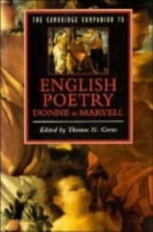 The Cambridge Companion to English Poetry, Donne to Marvell