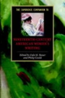 Cambridge Companion to Nineteenth-Century American Women's Writing