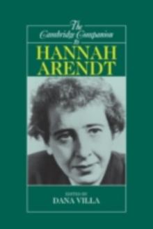 Cambridge Companion to Hannah Arendt