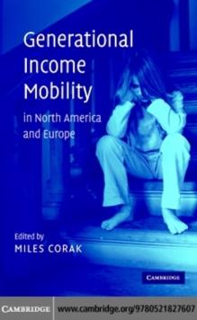 Generational Income Mobility in North America and Europe