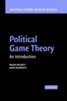 Political Game Theory : An Introduction