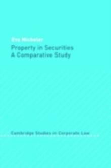 Property in Securities : A Comparative Study