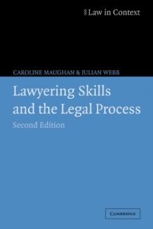 Lawyering Skills and the Legal Process