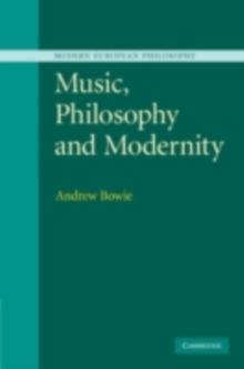 Music, Philosophy, and Modernity