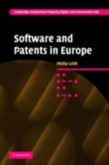 Software and Patents in Europe