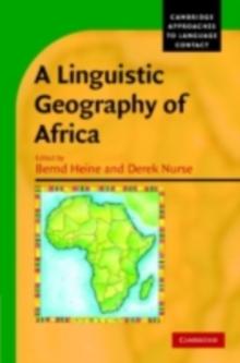 A Linguistic Geography of Africa