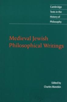 Medieval Jewish Philosophical Writings