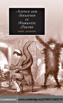 Science and Sensation in Romantic Poetry