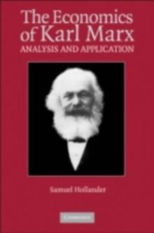 Economics of Karl Marx : Analysis and Application