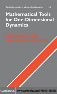 Mathematical Tools for One-Dimensional Dynamics