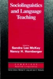 Sociolinguistics and Language Teaching