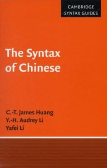 The Syntax of Chinese