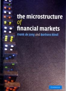 The Microstructure of Financial Markets