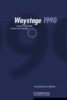 Waystage 1990 : Council of Europe Conseil de l'Europe