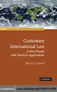 Customary International Law : A New Theory with Practical Applications