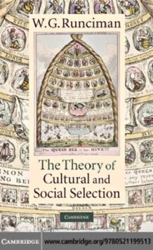 The Theory of Cultural and Social Selection