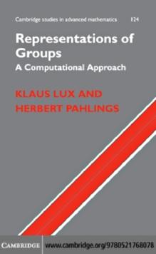 Representations of Groups : A Computational Approach