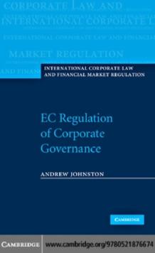 EC Regulation of Corporate Governance