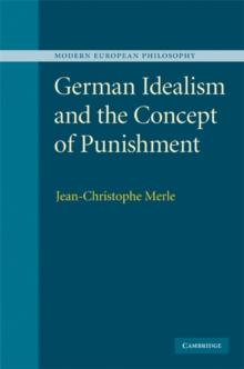 German Idealism and the Concept of Punishment