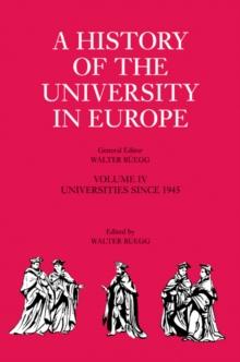 History of the University in Europe: Volume 4, Universities since 1945