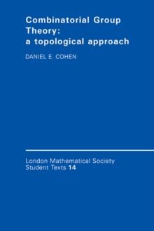 Combinatorial Group Theory : A Topological Approach