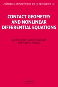 Contact Geometry and Nonlinear Differential Equations