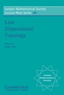 Low Dimensional Topology