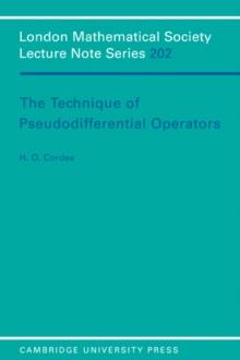 The Technique of Pseudodifferential Operators