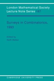 Surveys in Combinatorics, 1993