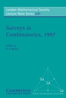 Surveys in Combinatorics, 1997