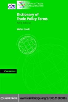 Dictionary of Trade Policy Terms