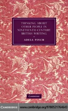 Thinking about Other People in Nineteenth-Century British Writing