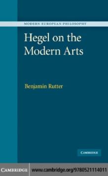 Hegel on the Modern Arts